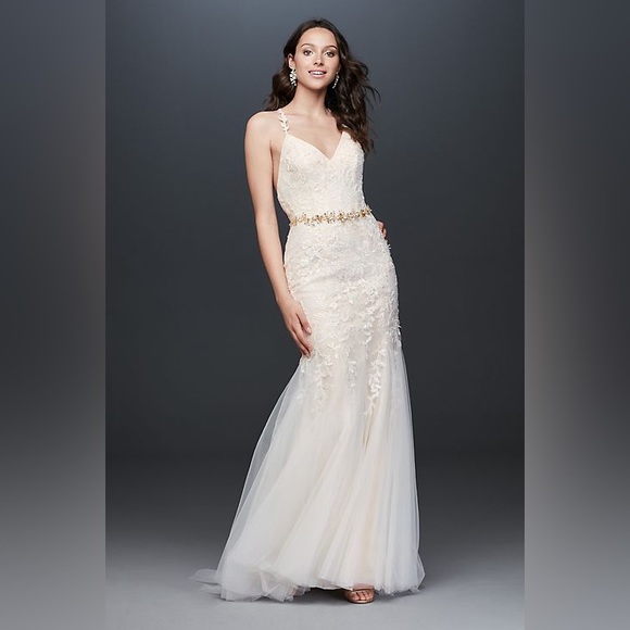 Lace mermaid Wedding Dress - Picture 2 of 4